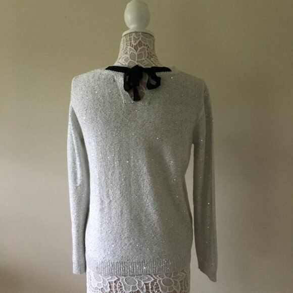 ANA Shimmer Glitter Sequin Sweater New Years party Christmas - Picture 5 of 6